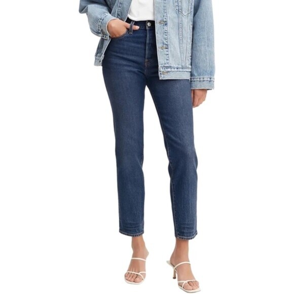NWT Levi’s Jeans Wedgie High Waist Ankle Jeans Life’s Work Dark Wash Size 24 NEW - Picture 16 of 16